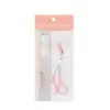 Tijeras para depilar cejas, Tijeras para cejas, Tijeras de maquillaje, Tijeras para depilar cejas con peine, Tijeras para cejas con peine