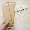 Talheres Biodegradáveis Descartáveis de Bambu: Faca, Garfo e Colher, Conjunto de Talheres, Colher e Garfo Embalados Individualmente, Conjunto de Colheres de Bambu