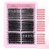 Amazon Transfronterizo Set de Pestañas Postizas Pestañas Cat-Eye DIY Racimos Individuales Paquete Mixto 50D80D120D 250 Racimos Rizadas