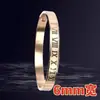 Pulseiras de Aço Titânio Transfronteiriças para Meninas, Pulseiras de Aço Inoxidável Que Não Desbotam, Design de Nicho com Padrão da Grande Muralha, Pulseiras Simples e Modernas
