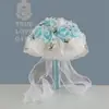 Flor Artificial Coreana Ramo de Novia Creativo Suministros para Bodas Occidentales Ramo de Flores Falsas para Fotografía de Boda