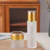 Frasco Dispenser de Cosméticos Fosco Pontilhado Frasco Borrifador de Vidro Portátil Frasco de Loção Frasco para Produto de Skincare Frasco de Vidro Vazio