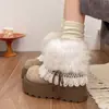 Botas de Neve Grossas, Forradas com Lã e Aconchegantes para Mulheres Baixas, Botas de Neve Quentes de Inverno para Mulheres, Novo Modelo 2025