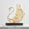 Adornos de Cisne de Alta Gama, Lujo Ligero Moderno, Decoración de Alta Gama para Vestíbulo, Sala de Estar, Aparador de Vino, Mueble de TV, Regalo de Inauguración de Casa Nueva