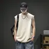 Chaleco de Verano para Hombre 2026 con Tecnología de Algodón Refrescante en Colores Negro, Blanco, Gris Oscuro y Albaricoque en Stock
