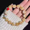 Popular en Xiaohongshu: Pulsera de Gato de la Fortuna estilo Chino con Garra de Gato Quemada al Carbón, Cuentas de Bodhi de Jade Blanco Imitación, Lujo Ligero, Nicho para Estudiantes