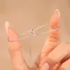 Pulsera de Pareja Lágrimas de Rupert de Plata de Ley S925 Moda Versátil Lujo Ligero Nicho Alta Gama Exquisita Sencilla