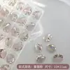 Decorações K9 para Unhas Artísticas de Ovo de Pombo Sem Base, Strass Empilhados, Rosa Claro, Strass Oval Grande de Luxo Deslumbrante, Bolas de Strass para Unhas