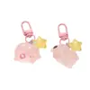 Llavero de Cerdo Tridimensional Set Protector para Aipods Colgante para Estuche de Auriculares Accesorios para Mochila Colgantes Lindos Corazón de Niña