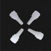 Conector pagoda de plástico 4 pontos fio externo direto 10mm tubo de couro soquete de conexão rápida através de placa direto passante redutor cabeça pagoda
