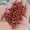 Jadeíta jadeíta roja loto cuentas sueltas cuentas de jade individual natural jade diy pulsera tejida con cuentas hecha a mano con cuentas a mano