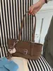 Diseño de nicho, bolso minimalista para la axila, bolso de hombro moderno y versátil para mujer, nuevo estilo 2026, bolso tipo almohada de gamuza para mujer