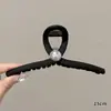 Elegante pinza de garra floral para peinado semi-recogido, nuevo modelo 2026 para mujer, pinza de tiburón de tamaño mediano para la parte trasera de la cabeza, accesorio para el cabello