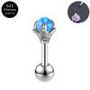 Joia Aobao de luxo leve liga de titânio G23 argola para lábio com haste brinco para nariz garra de dragão 16G/1.2mm prego para língua sobrancelha multicolorido