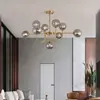 JOICO Lâmpada de Sala de Estar de Luxo Leve Moderna Simples Lustre de Cristal Totalmente Cobre Lâmpada Feijão Mágico Nórdico para Quarto Sala de Jantar Outros