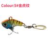 Isca Artificial Metal VIB Pequeno Redemoinho Vibração Rotativa VIB Spinner Placa de Ferro Pesca em Água Salgada Isca de Água Doce Pesca ao Ar Livre Equipamento de Pesca