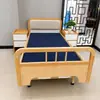 Camas hospitalares e de enfermagem, camas de balanço de madeira individuais e duplas, adequadas para lares de idosos e centros de reabilitação, com opções personalizáveis e venda direta do fabricante