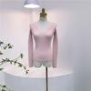 Top de Punto sin Espalda con Cuello en V Profundo, Tirantes de Espagueti, Corte en Sisa, Cintura Irregular para Mujer