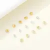 Cobre Banhado a Ouro 18K Cor Preservada Irregulares Pequenas Contas Espaçadoras Douradas Contas Soltas Artesanal DIY Pulseira de Cristal Acessórios para Joias Atacado