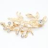 Fazer DIY de adereço de cabeça de noiva coreana material diy folhas de liga flor de diamante broche acessórios de joia