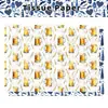 Wx-Papel Perlado Temático del Día del Padre 17g Papel de Envoltura a Prueba de Humedad para Dulces de Regalo Papel de Seda para Decoración de Corbata de Cerveza