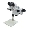 Máquina de microincrustación A3 soporte fijo microscopio zoom continuo detección de joyería amplificación instrumento óptico lente marco de hierro