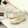 Tênis de Treino Estilo Ballet em Estoque para Mulheres, Planos e Versáteis, Lançamento Primavera 2026 Novos Tênis Esportivos Casuais Retro com Cadarço