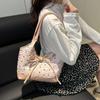 Bolsa Feminina Casual Bonita de Verão 2025 com Laço Doce e Suave, Bolsa de Ombro/Axila Fashion para Mulheres