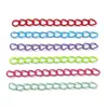 Cadena de Extensión de Cola de Cadena de Hierro Pintada Colorida de 5 cm Accesorios de Joyería DIY Colgante para Collar Llavero Bolso