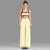 Conjunto de sujetador deportivo y leggings para yoga transfronterizo, diseño de bloques de color, cintura baja, secado rápido, adecuado para actividades al aire libre, uso casual y fitness, conjunto para mujer