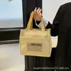 Bolsas Tote de Lona de Alta Qualidade Japonesas e Coreanas para Profissionais de Escritório, Bolsas de Mão Casuais Simples e Portáteis, Bolsas para Marmita de Estudantes
