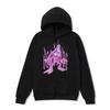Moletom retrô masculino e feminino primavera e outono 2025, acolchoado, casual, com capuz, zíper completo, moletom oversize