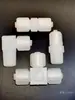 Junta de Giro Rápido de PP Resistente a la Corrosión por Ácidos y Álcalis Bomba Peristáltica Plástico Recto Codo de Tres Vías Tubo de PTFE PE Blanco