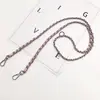 Bolso cruzado de un solo hombro versátil con cadena, bolso de moda para mujer, correa de cadena de cuero, correa de cordón para teléfono, correa de repuesto para bolso, accesorios de hardware