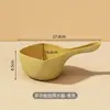 Pá de água de cabo longo para uso na cozinha doméstica, pá de água plástica multifuncional de grande capacidade para crianças e bebês lavarem o cabelo