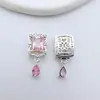 Dorado Cobre de Alta Retención de Color Hecho a Mano DIY Zirconia Perla Cuentas Espaciadoras de Múltiples Pasadas Vintage Francés Collar Pulsera Accesorios de Joyería