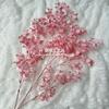 Nueva flor de simulación rosa para boda, diseño de techo de auditorio, paisajismo, flores falsas, camino, fábrica de flores al por mayor