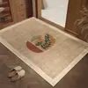 Tapete de Porta de Entrada Estilo Ins 2025 Novo Tapete de Entrada para Casa Entrada de Alto Padrão Tapete Antiderrapante Carpete de Porta