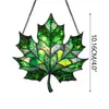 Hoja de Arce Acrílica, Colgante de Pared, Decoración para Casa de Vacaciones