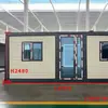 Contêiner de expansão de asa dupla transfronteiriço, licitação internacional para habitação modular em contêiner de grande escala, casa contêiner de expansão para edifícios comerciais