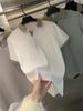 Armário 388! Bem-estar em pó para animais de estimação! Linho de ácido acético amoreira seda malha respirável de verão camiseta de manga curta camisa polo masculina