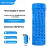 Colchão Inflável Automático de Pé Estilo Camping ao Ar Livre Transfronteiriço Diamante Tpu Estilo Camping Colchonete para Dormir com Travesseiro