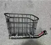 Canasta Trasera para Bicicleta, Canasta para Bicicleta de Montaña, Canasta Plegable para Niños, Canasta de Almacenamiento para Portaequipajes Trasero de Bicicleta, Canasta para Mochila Escolar de Bicicleta