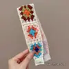Parche de Flequillo de Hilo Tejido, Parche Mágico para el Cabello, Diadema para Lavarse la Cara, Diadema para Mujer, Herramienta para Ordenar el Cabello, Parche Adhesivo