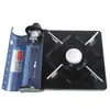 Estufa de cassette azul ultradelgada para tours en autocaravana, con superficie de quemador engrosada, adecuada para cocinar al aire libre, hacer fideos y picnics; portátil y compatible con cartuchos de gas