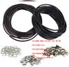 Bricolaje cuero genuino Amazon AliExpress 5 m piel de vaca embalaje Negro Café profundo café medio piel de vaca original