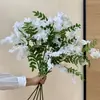 Cachos Realistas de Flores Artificiais de Espinheiro-Alvar com um Toque de Luxo de Alta Qualidade para Cenários de Pousada ao Ar Livre e Decoração de Sala de Estar