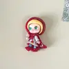 Cartão Pequeno Desenho Animado Menina Lírio DIY Cola de Creme Acessórios de Resina Capa de Celular Grampo Ímã de Geladeira Material para Joias Lote