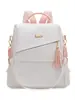 Mochila Antirrobo para Mujer Transfronteriza Nueva Moda Impermeable Película de Cuero Imitación PU Mochila Escolar Universitaria Casual de Viaje Pequeña