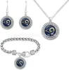 El Conjunto Más Popular de Amazon: Pulsera, Collar y Aretes del Equipo Cabra de Fútbol de la NFL